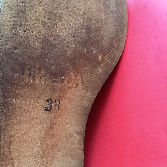 IMELDA gold and black leather flats - Picture 7 of 7